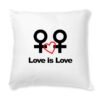 Coussin + Housse - Love is Love entre femmes