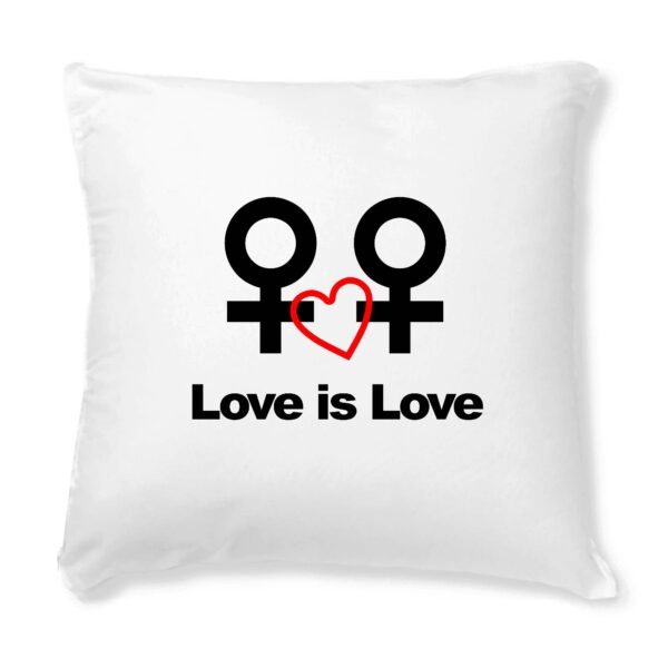 Coussin + Housse - Love is Love entre femmes