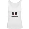Débardeur Femme 100% Coton BIO - Love is Love entre femmes