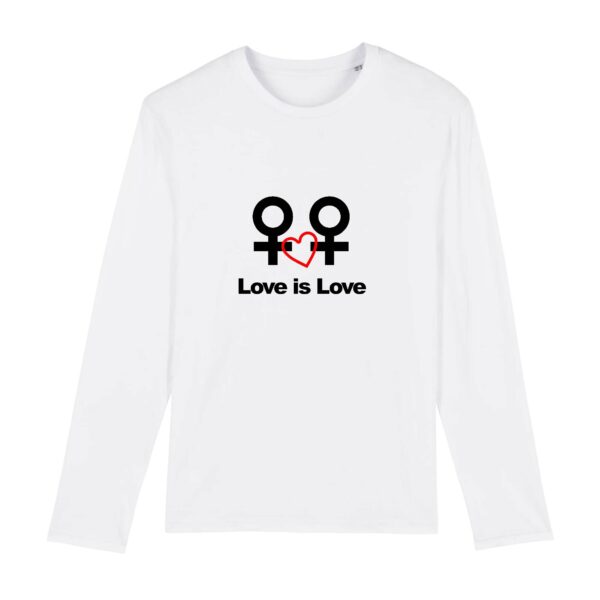 T-shirt manches longues - Love is Love entre femmes