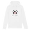 Sweat à capuche BIO Unisexe - Love is Love entre femmes