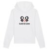Sweat à capuche BIO Unisexe - Love is Love entre femmes