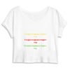 Crop Top Femme 100% Coton BIO - Znuguzung