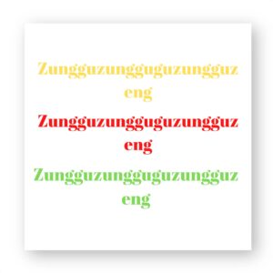 Sticker découpe carré pack de 20 - Znuguzung