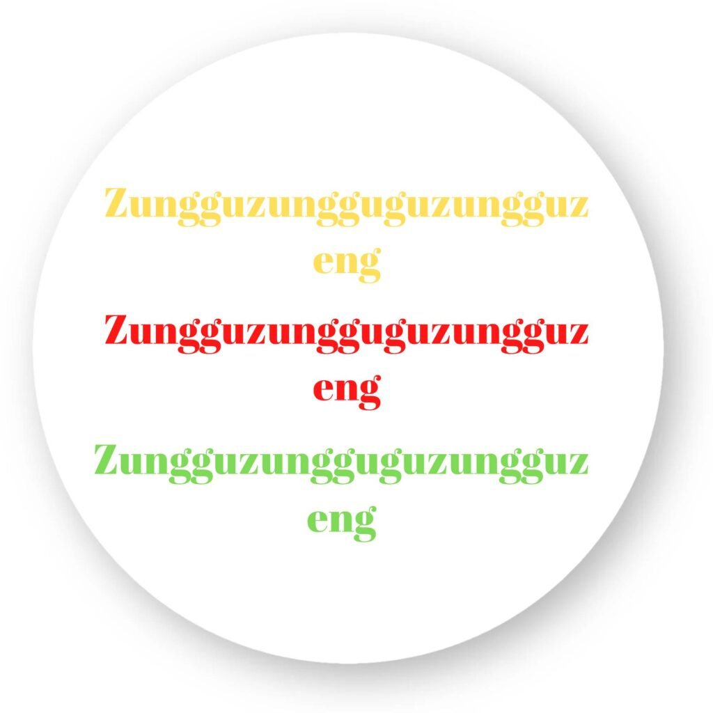 Sticker découpe ronde - Znuguzung