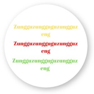 Sticker découpe ronde - Znuguzung