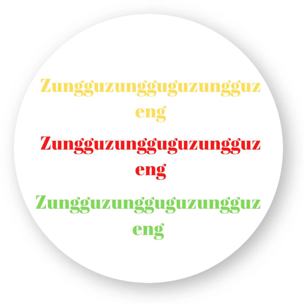 Sticker découpe ronde pack de 5 - Znuguzung