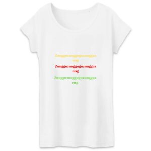 T-shirt Femme 100% Coton BIO - Znuguzung