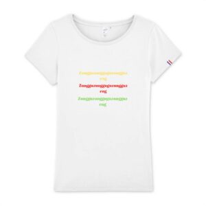 T-shirt Femme Made in France 100% Coton BIO - Znuguzung