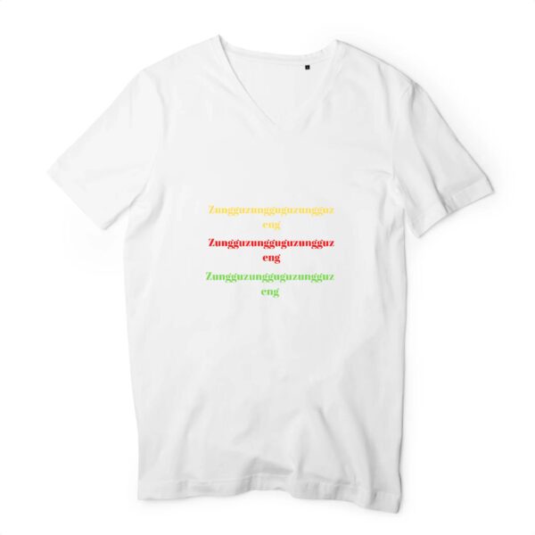 T-shirt Homme Col V 100 % coton bio - Znuguzung