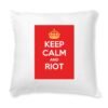 Housse de coussin seule - Keep Calm and Riot