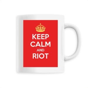 Mug céramique - Keep Calm and Riot