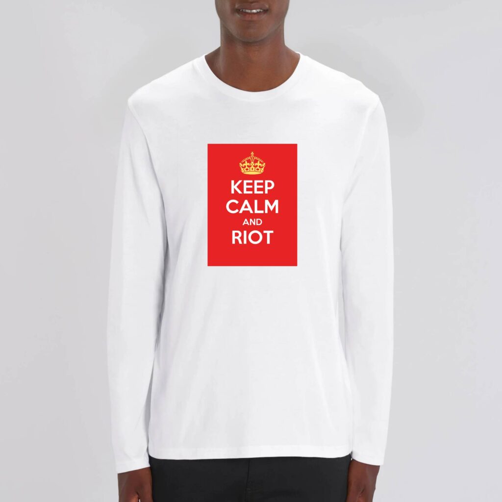T-shirt manches longues - Keep Calm and Riot