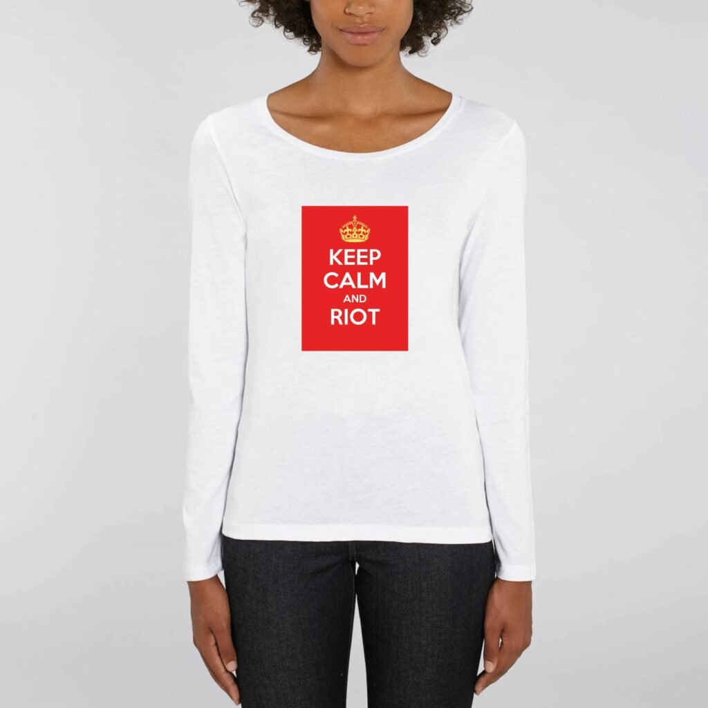 T-shirt Femme manches longues - Keep Calm and Riot