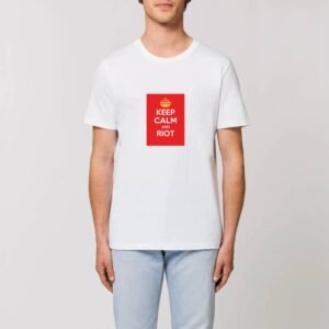 T-shirt Unisexe Coton BIO - Keep Calm and Riot