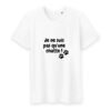 T-shirt Homme Col rond 100% Coton BIO - Je ne suis pas qu'une chatte