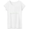 T-shirt Femme 100% Coton BIO - Vegan fréquence cardiaque