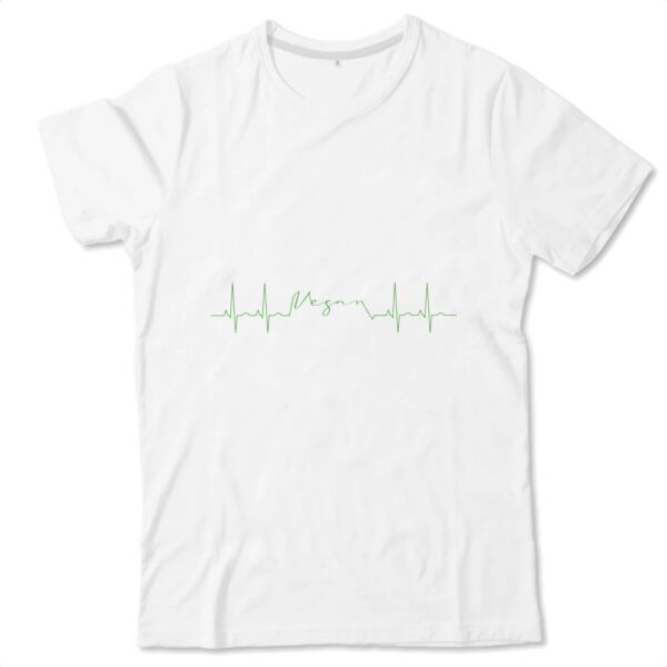 T-shirt Enfant 100 % coton - Vegan fréquence cardiaque