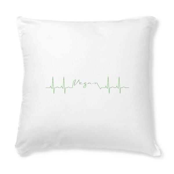 Housse de coussin seule - Vegan fréquence cardiaque