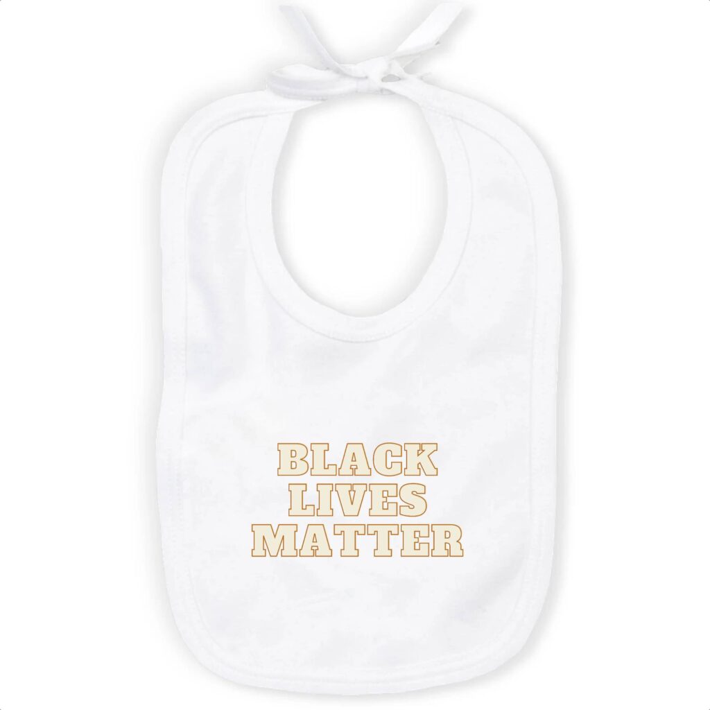 Bavoir 100% Coton Bio - Black Lives Matter