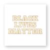 Sticker découpe carrée pack de 20 - Black Lives Matter