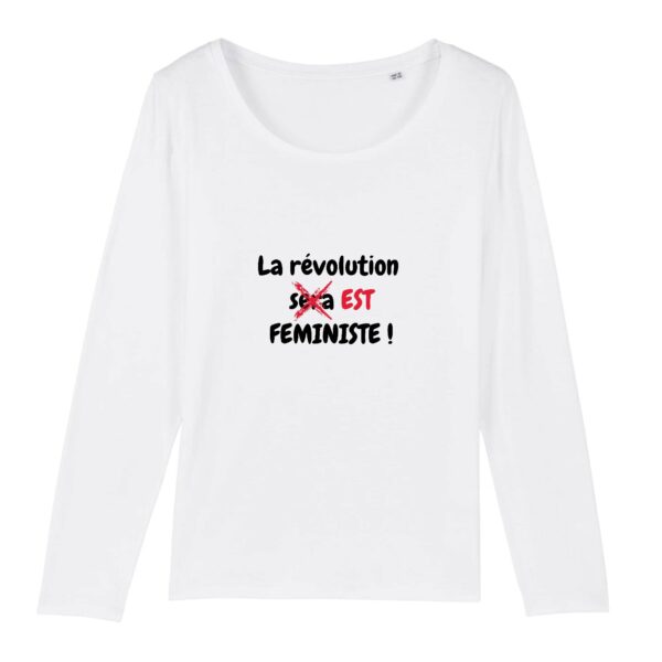 T-shirt Femme manches longues - La révolution est féministe !