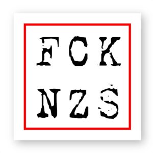 Sticker découpe carrée - FCK NZS