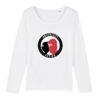 T-shirt Femme manches longues - Antifa Cagoule