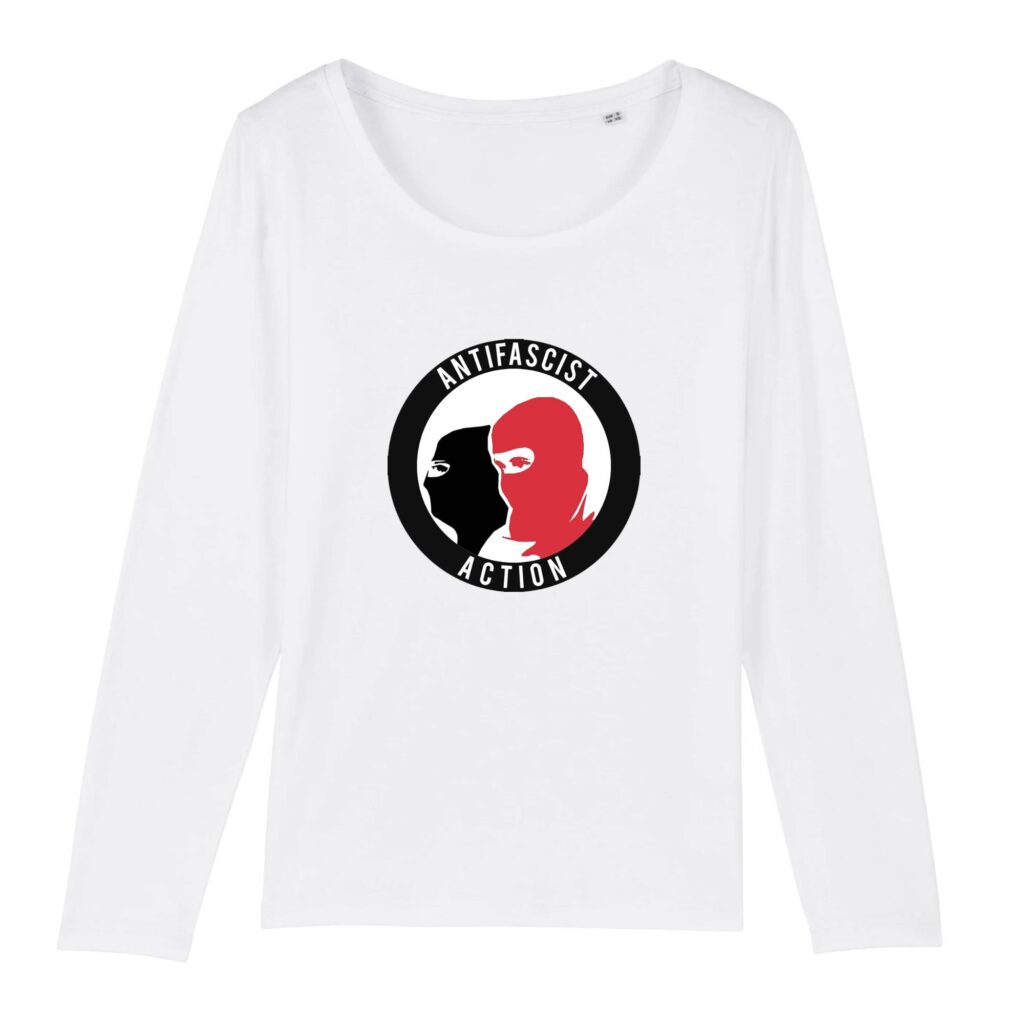 T-shirt Femme manches longues - Antifa Cagoule