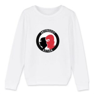 Sweat-shirt Enfant Bio - Antifa Cagoule