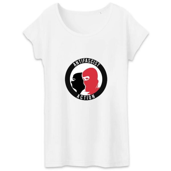T-shirt Femme 100% Coton BIO - Antifa Cagoule