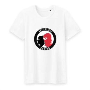 T-shirt Homme Col rond 100% Coton BIO - Antifa Cagoule