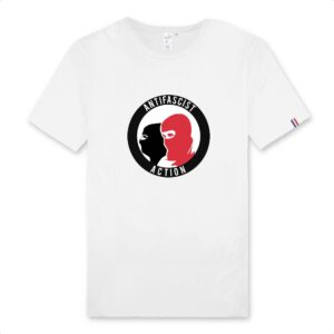 T-shirt Homme Made in France 100% Coton BIO - Antifa Cagoule