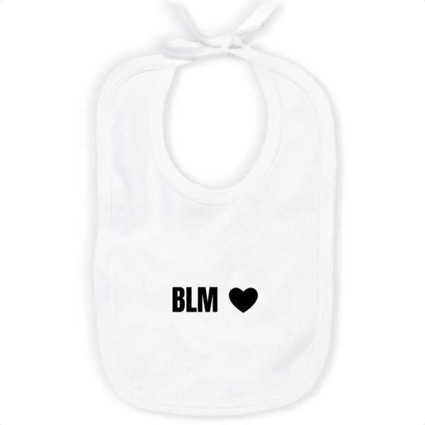 Bavoir 100% Coton Bio - BLM Cœur