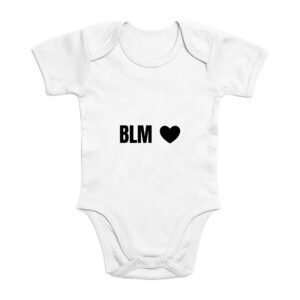 Body Bébé Coton Bio - BLM Cœur