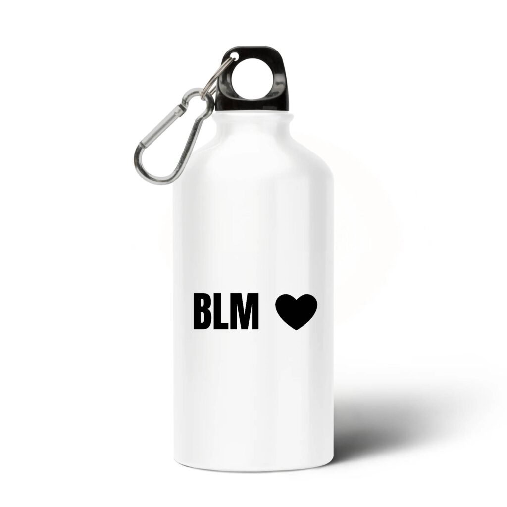 Gourde / Bouteille en aluminium - BLM Cœur
