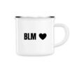 Mug émaillé - BLM Cœur