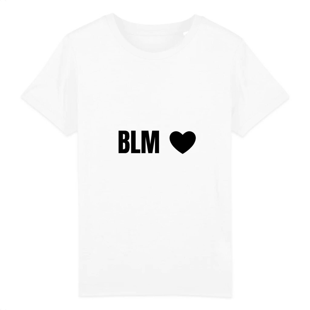 T-shirt Enfant Coton bio - BLM Cœur
