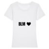 T-shirt Femme 100% Coton BIO - BLM Cœur