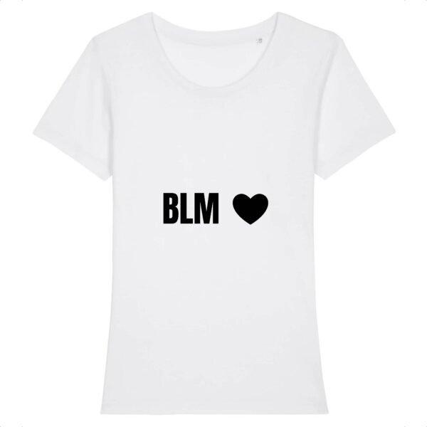 T-shirt Femme 100% Coton BIO - BLM Cœur