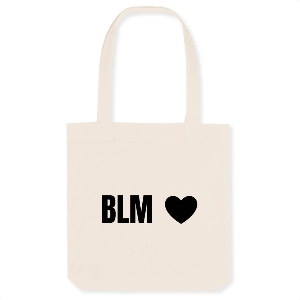 Totebag Coton BIO - BLM Cœur