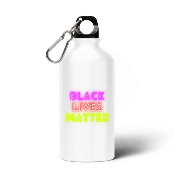 Gourde / Bouteille en aluminium - Black Lives Matter Neon