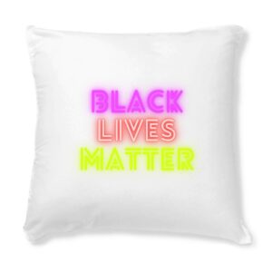 Housse de coussin seule - Black Lives Matter Neon