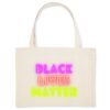 Shopping bag Coton BIO - Black Lives Matter Neon