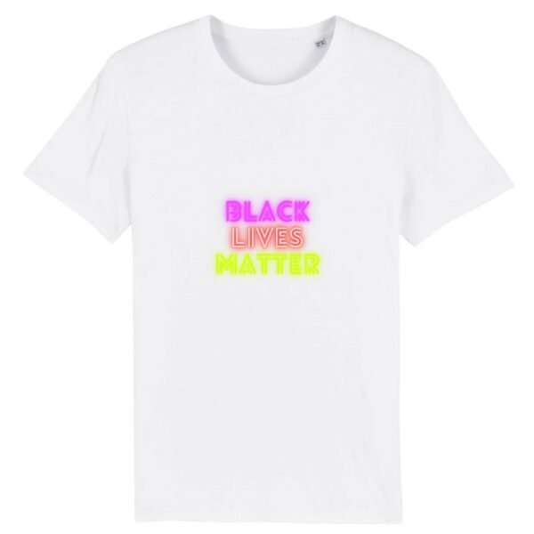 T-shirt Unisexe Coton BIO - Black Lives Matter Neon