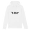 Sweat à capuche BIO Unisexe - No Human Is Illegal