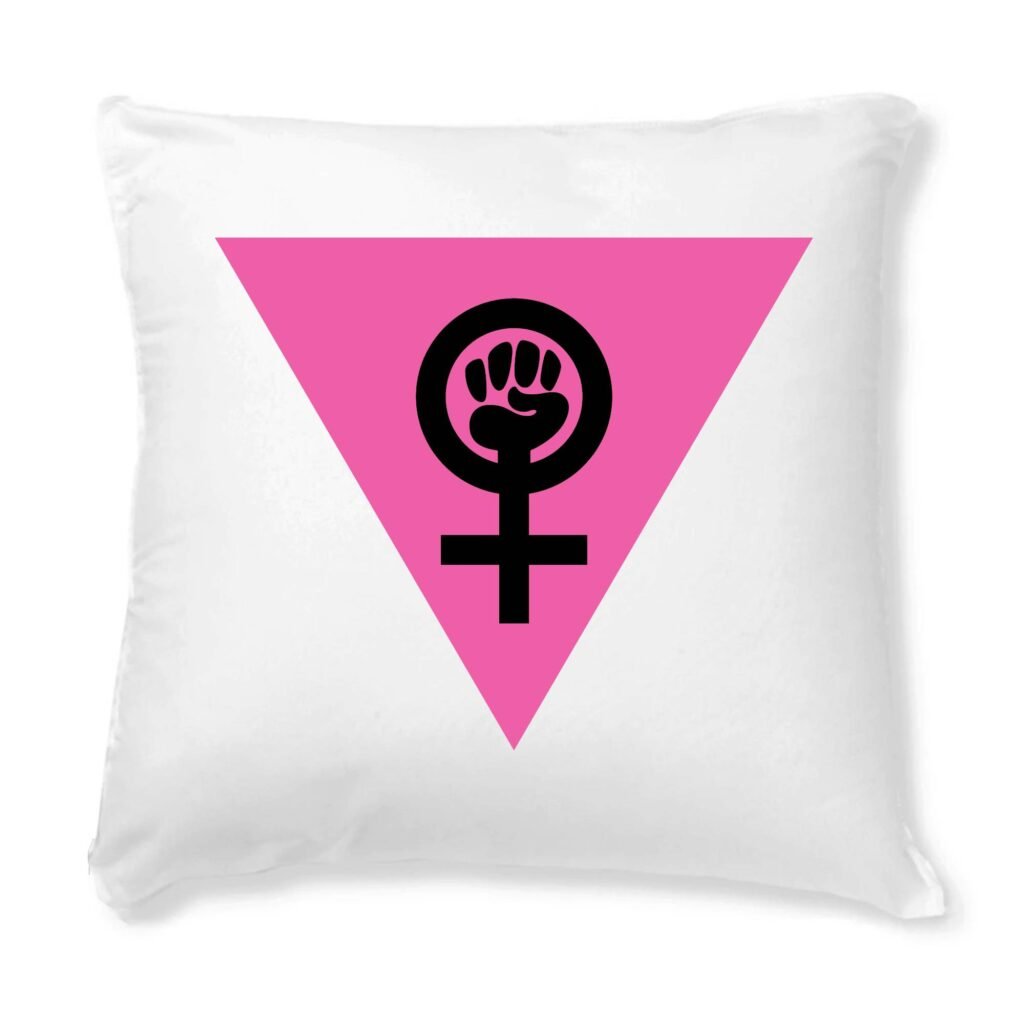 Coussin + Housse - Girl Power Féministe