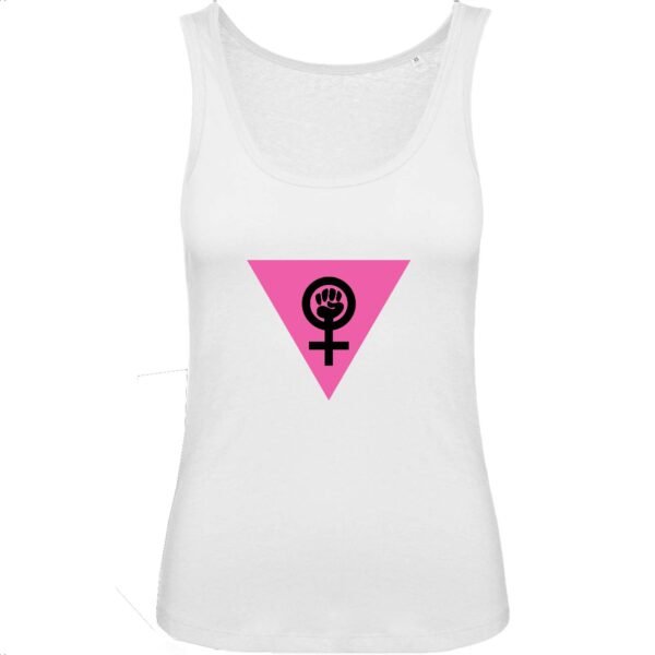 Débardeur Femme 100% Coton BIO - Girl Power Féministe