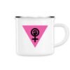 Mug émaillé - Girl Power Féministe