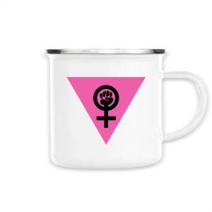 Mug émaillé - Girl Power Féministe